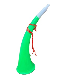 Vuvuzela pas cher Allemagne avec drapeau national, couleurs orange, blanc, <span class=keywords><strong>vert</strong></span>, en plastique, pour supporters de football, trompette de cheering, jouet - Product Image 1