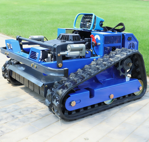 All Terrain <b>Remote</b> <b>Control</b> Lawn Mower Intelligent Industrial Track Lawn Mower Zero Rotation Mini <b>Robotic</b> Petrol Powered - Product Image 4