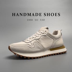 Zapatos para Caminar con Parte Superior de Gamuza Premium y Forro de Malla, Estilo Casual Vintage para la Vida Urbana Masculina - Product Image 2