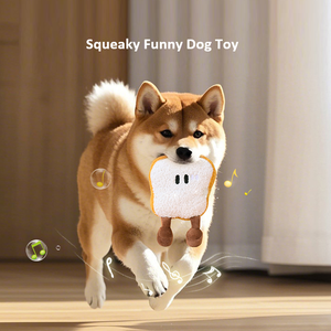 Jouet à mâcher durable pour chien, jouet interactif en peluche avec son pour petits chiots et chiens mignons, vente en gros - Product Image 6