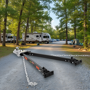 Barre de remorquage Vevor, capacité 5500 lb, acier allié, universelle, à fixer sur le pare-chocs, pour attelage à boule de 2 pouces, camping-car - Product Image 2