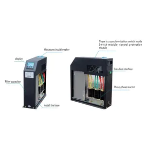 HKKIC6 30Kvar Series Anti-harmonic Intelligent Smart Capacitors 3Phase Reactive Power Compensation