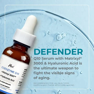 COENZIMA <span class=keywords><strong>Q10</strong></span> orgánica de etiqueta privada suero antienvejecimiento suero facial de ácido hialurónico - Product Image 5