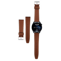 LAIHE-Bracelet de montre intelligente de luxe en cuir véritable pour homme Vegan Full Grain Correas-De-Reloj pour Mi Band Smartwatch