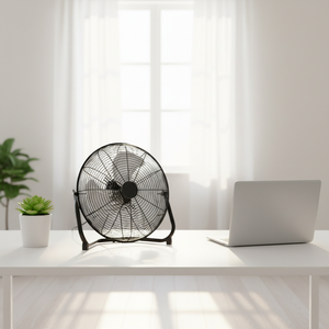 <b>Standing</b> Mount AC Mechanical Control Energy Efficient Axial Flow <b>Fan</b> ROHS Certified for Hotels with Color Box Packaging - Product Image 2