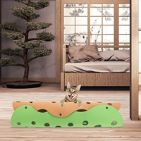 Tapis de bricolage exercice interactif pliable feutre chat Tunnel lit pour chats chiot lapins pour chats d'intérieur