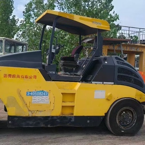 Used BOMAG BW 25 RH Pneumatic Tire Roller 12 Ton Rubber Tyred Compactor for Asphalt <b>Road</b> Construction - Product Image 4
