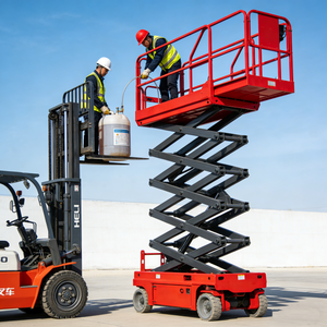 6M Electric Towable <strong>Lift</strong> Table <strong>Man</strong> Lifter Scissor <strong>Lift</strong> Mobile <strong>Manual</strong> Hydraulic Aerial <strong>Lift</strong> Platform - Product Image 1