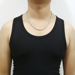 Catena <span class=keywords><strong>Lunga</strong></span> in <span class=keywords><strong>Argento</strong></span> Sterling 925 di Alta Qualità, Adatta per Uomo - Product Image 5