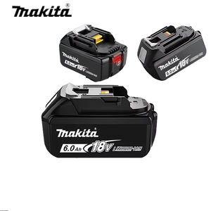 <span class=keywords><strong>Batterie</strong></span> Makita originale 18V <span class=keywords><strong>Batterie</strong></span> pour outil électrique rechargeable 6Ah, remplacement de la <span class=keywords><strong>batterie</strong></span> lithium-ion LED LXT BL1860 <span class=keywords><strong>BL1850</strong></span> 18V Makita - Product Image 1