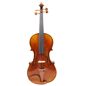 Violín Acústico 4/4, Tapa de Abeto Sólido, Fondo de Arce, Diapasón de Ébano, Cuerdas de Acero, Acabado Barnizado, Instrumento para Estudiantes y Principiantes - Product Image 1