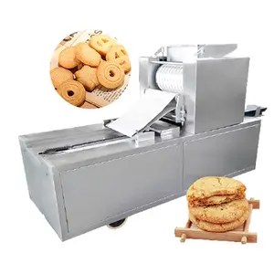 Máquina automática para hacer galletas y pasteles de almendras y melocotones, máquina para hacer galletas pequeñas rellenas