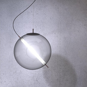 Creative Nordic Style Spherical Glass <b>Chandelier</b> <b>Light</b> Luxury Art for Restaurant Bedroom 12W 3000K Trendy Industrial Design - Product Image 2