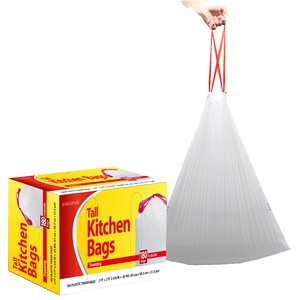 Drawstring Disposable High Quality Wholesale Custom Black <b>Storage</b> PE Heavy Duty <b>Plastic</b> <b>Bag</b> Package Garbage - Product Image 3