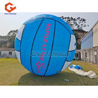 Ballon gonflable de volley-ball de décoration Ballon gonflable géant de ballon de plage de volley-ball pour la publicité