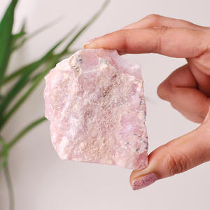 Opale rose naturelle en gros, pierre brute, cristal d'opale rose, spécimen minéral de guérison, pour la fabrication de bijoux DIY et la décoration intérieure - Product Image 2