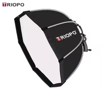 Triopo Softbox KS2 55CM 65CM 90CM 120CM Boîte à lumière octogonale parapluie pour flash Speedlite Photographie Studio Photo