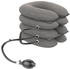 4 Layer Neck Pain <strong>Cervical</strong> Collar Adjustable Pillow <strong>Stretcher</strong> Home Traction - Product Image 1