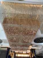 Lustre en cristal LED de grande taille, éclairage personnalisé pour salle de banquet, décoration moderne et luxueuse pour club, mariage, hôtel, restaurant