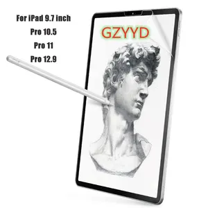 נייר מרגיש מסך מגן עבור iPad פרו 11 לכתוב כמו על נייר נגד בוהק מט סרט PET