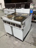 Kompor Induksi Listrik Dapur Restoran Komersial dengan 6 Tungku Peralatan Memasak untuk Restoran