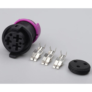 Waterproof <b>Socket</b> Fog <b>Light</b> Connector For Toyota Mazda Volkswagen 813972928 Purple Plastic IP20 Car Auto Connector - Product Image 2