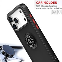Coques de téléphone givrées pour iPhone 18 Pro Max 18 Pro, translucides mates avec béquille, étui fin antichoc, protection de téléphone agréable au toucher