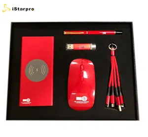 Promotional Gift Sets Advertising Hot Sell Consumer Electronic 5 In 1 Gift Set