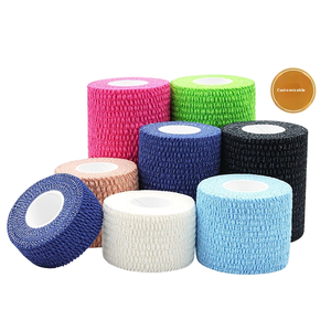 Спортивная лента EAB, легкая хлопковая Защитная повязка на запястье, с одной стороны, липкая лента для поднятия тяжестей, оптовая продажа - Product Image 1