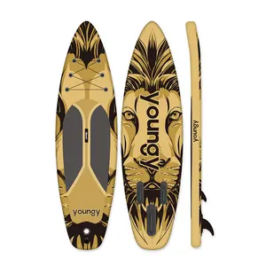 Double Layers Electric Costway Sup Three Fins 12 Feet Surfing Water Board Stand Up Paddle Boat