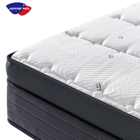 Matelas de lit d'hôtel King Size en latex naturel rafraîchissant, fabriqué en Chine (Guangdong), ensemble de matelas Matela à ressorts ensachés 5 zones