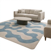 Tapis en laine tufté fait main, tapis de luxe sur mesure, tapis en laine tufté à la main, vente en gros pour salon, textiles indiens H/L