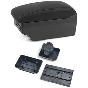 Vtear ABS para <span class=keywords><strong>Mazda</strong></span> <span class=keywords><strong>2</strong></span> Hatchback/<span class=keywords><strong>Sedan</strong></span>/2008 2020-estilo de coche USB portavasos reposabrazos caja de almacenamiento <span class=keywords><strong>accesorios</strong></span> interiores - Product Image 2