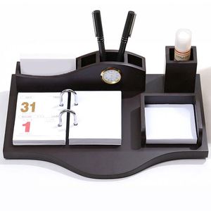 Calendario de Escritorio de Madera Ecológico para el Día del Padre 2026, Organizador de Escritorio, Portaplumas, Soporte para Teléfono, Soporte para Bloc de Notas, Porta Tarjetas - Product Image 2