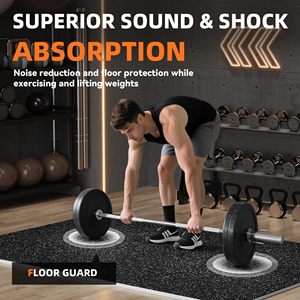 Sanhong Câu Đố hấp thụ sốc phòng tập thể dục nhà Mat tập thể dục EVA cao su phòng tập thể dục sàn gạch không độc hại 60cm chống rung cao su mat - Product Image 4