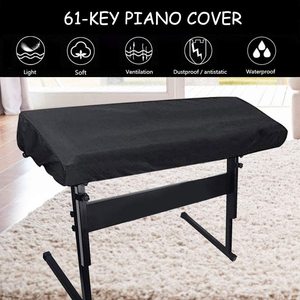 Digital <b>Piano</b> Keyboard Dust <b>Cover</b> 98x42x18cm Black Waterproof Polyester Fiber Protective <b>Cover</b> for <b>Piano</b> - Product Image 3