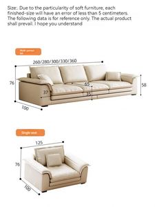 Canapé de luxe en forme de L, style moderne italien crème, collection GEDO 2026, pour salon, modèle Sailboat - Product Image 3