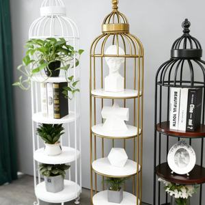 Soporte de Flores de Esquina de Alta Calidad para Interiores y Exteriores, Sala de Estar, Balcón, Salón de Belleza, Oficina, Spa, Estilo Jaula de Pájaros - Product Image 6