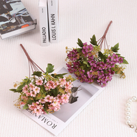 Fleur artificielle en tung, petite poignée, luxe léger, fleur en soie, style européen, modèle chinois XTH-405, salon, table à manger