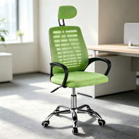 Chaise de bureau exécutive pliable et réglable en acier inoxydable avec dossier en maille, pour usage hôtelier, plusieurs couleurs, vente en gros directe usine