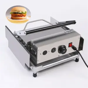 Pequeno cheio automático Hamburger Embrião Aquecedor Baking Torradeira Burger Grill Machine