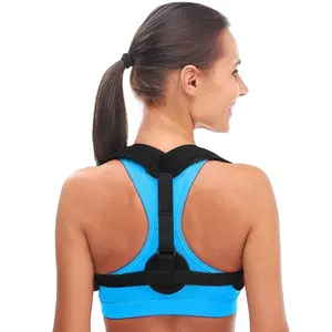 Individuelles Logo Rückenhalsausschnitt Schulter Wirbelstütze Gürtel einstellbare Haltung Korrektor-Gürtelfeder