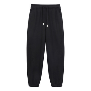 Pantalones Deportivos Casuales de Felpa Gruesa de 420 g/m², de Algodón y Poliéster, con Cordón, Logotipo Personalizado, Lisos, Unisex - Product Image 4