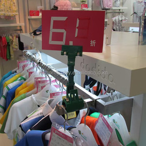 Clips de Plástico Transparentes para Etiquetas de Precio, Portaetiquetas Publicitarias de Doble Cara para Supermercados - Product Image 3