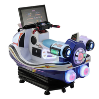 Station d'arcade Machine de jeux de balançoire à pièces en grande quantité Parc d'attractions Kiddie Rides Simulation moto personnalisée