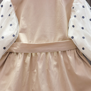 Manteau trench décontracté en coton à manches longues pour bébé, style coréen, avec revers, pour petites filles - Product Image 3