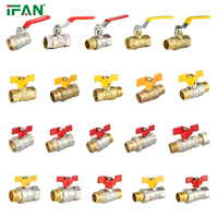 Produits de Offre Spéciale IFAN Vanne à boisseau sphérique de haute qualité Vannes à boisseau sphérique en laiton forgé pour huile, eau et gaz