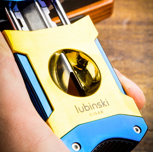 Cortador de Cigarros en Forma de V de Acero Inoxidable Dorado de Lujo Moderno Lubinski - las <span class=keywords><strong>Mejores</strong></span> Tijeras para Cortar Cigarros - Product Image 3