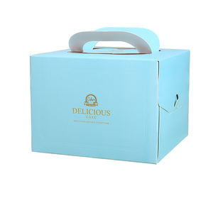 Caja de Embalaje de Cartón Blanca para Pastelería, Panadería, Galletas y Pasteles, con Ventana Automática Emergente de 6 Esquinas, Color Rosa, Buen Precio, al por Mayor en China - Product Image 2