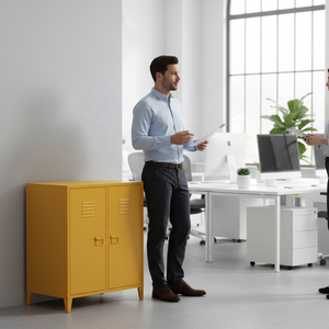 Armoire d'archives en acier, armoire de rangement pour entreprises et institutions, structure métallique, bonne performance anti-humidité - Product Image 5